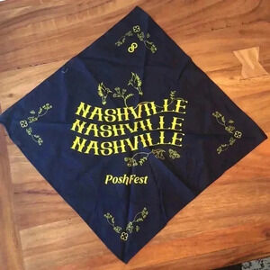 Nashville Festive Floral Scarf Bandana PoshFest 2024